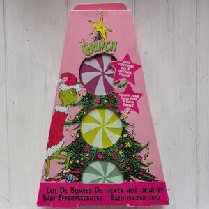 Grinch Bath Fizzer Trio - Pink, Green, White